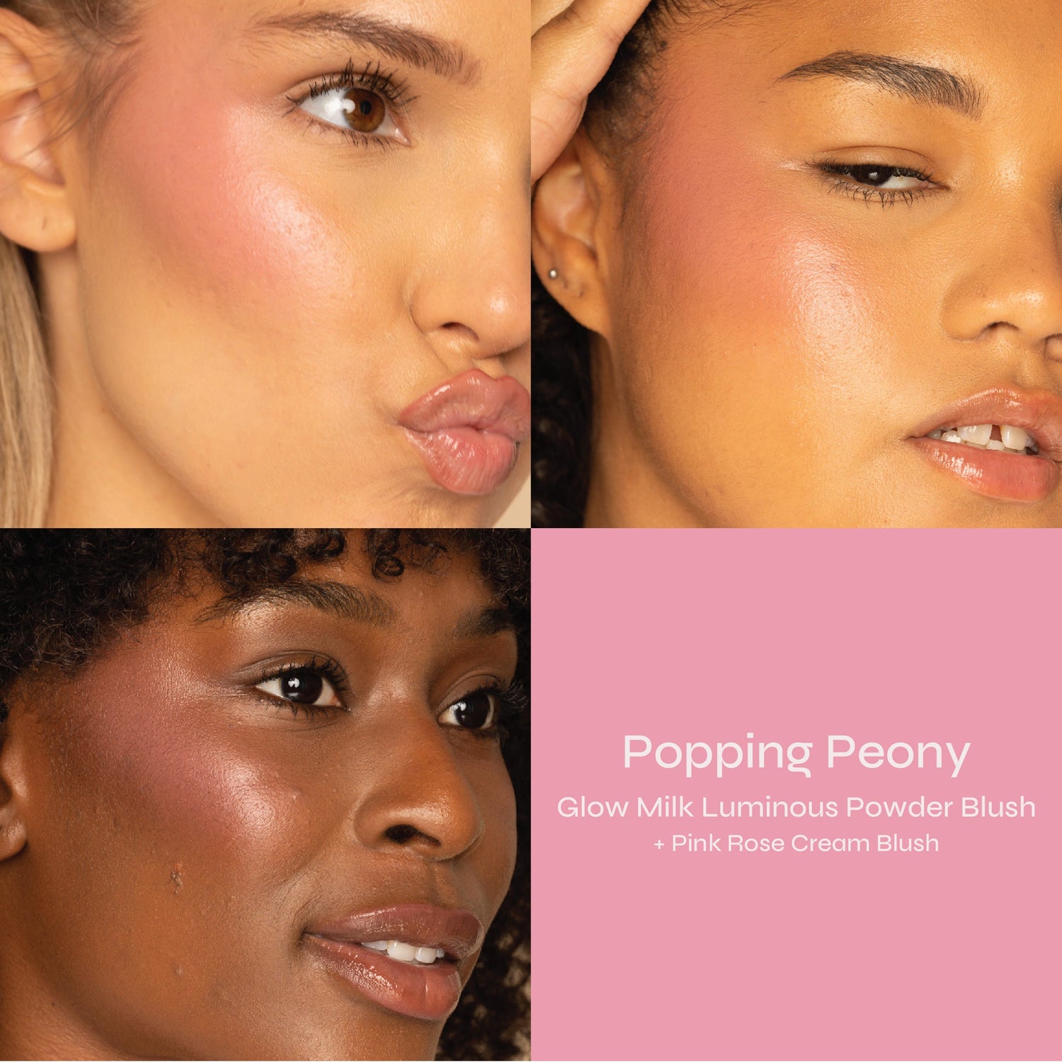 Glow Milk Ultra-Pigmented Luminous Powder Blush - Set of 5