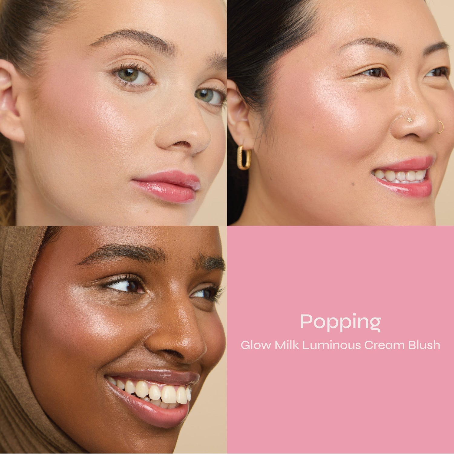 Glow Milk Luminous Cream Blush - Set of 5