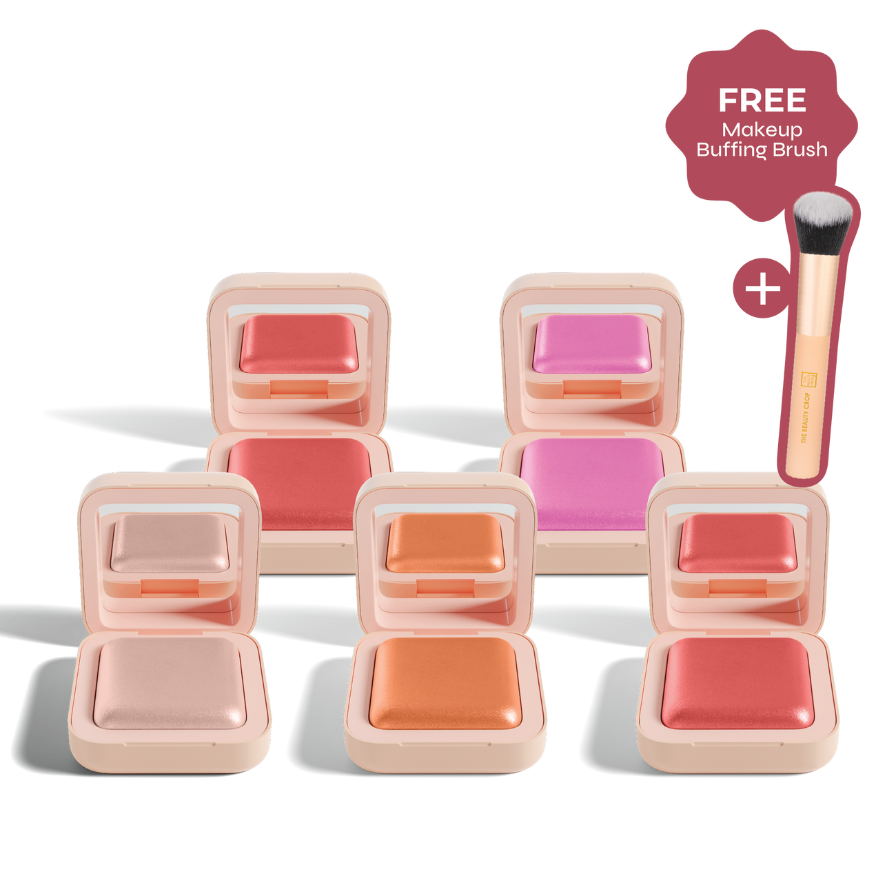 Glow Milk Luminous Powder Blush - Set of 5 Sunset Edition
