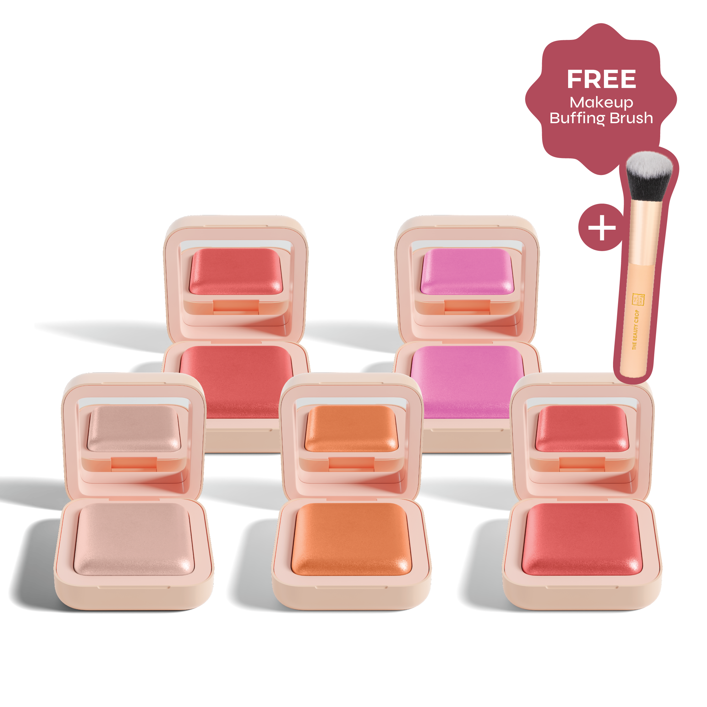 Glow Milk Luminous Powder Blush - Set of 5 Sunset Edition