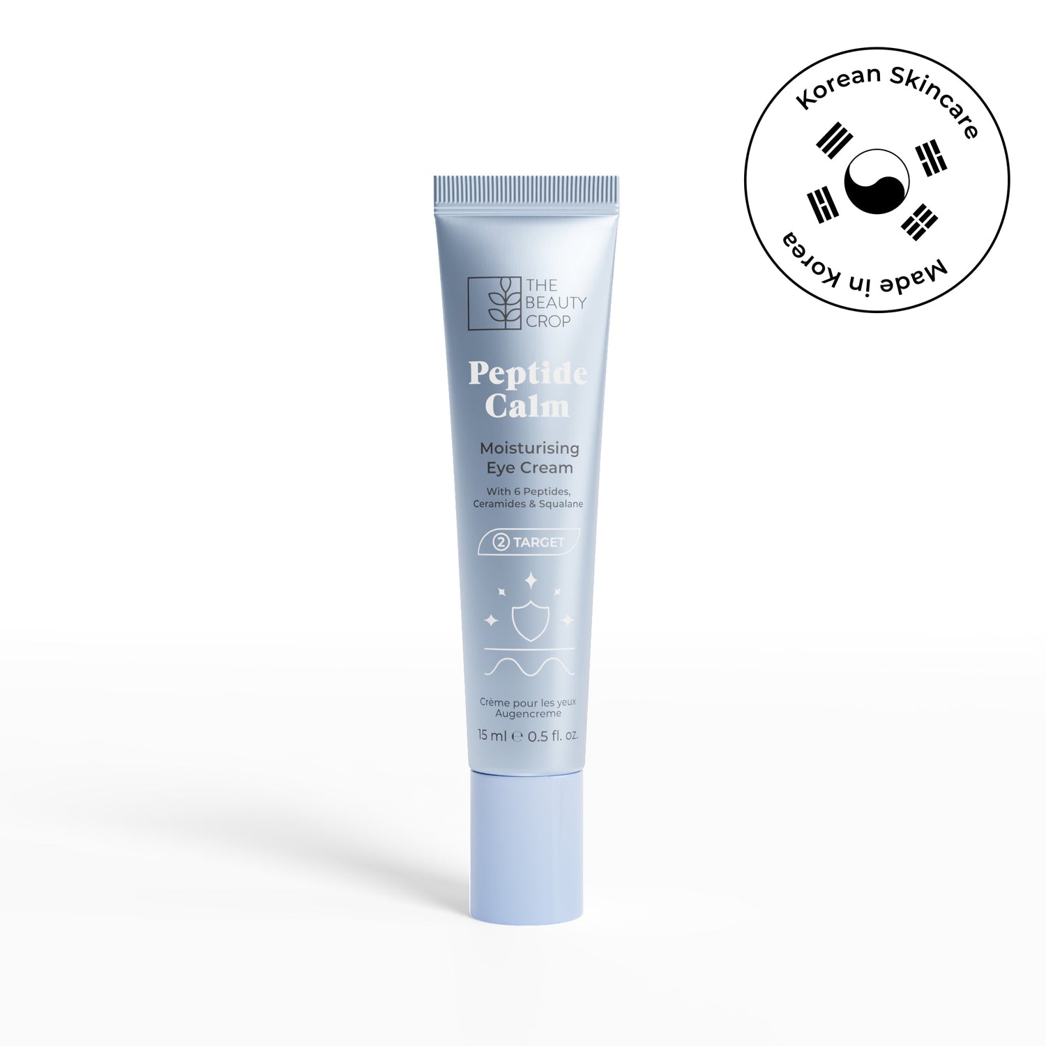 Peptide Calm Eye Cream with 6 Nourishing Peptides, Ceramides and Hydrating Squalane