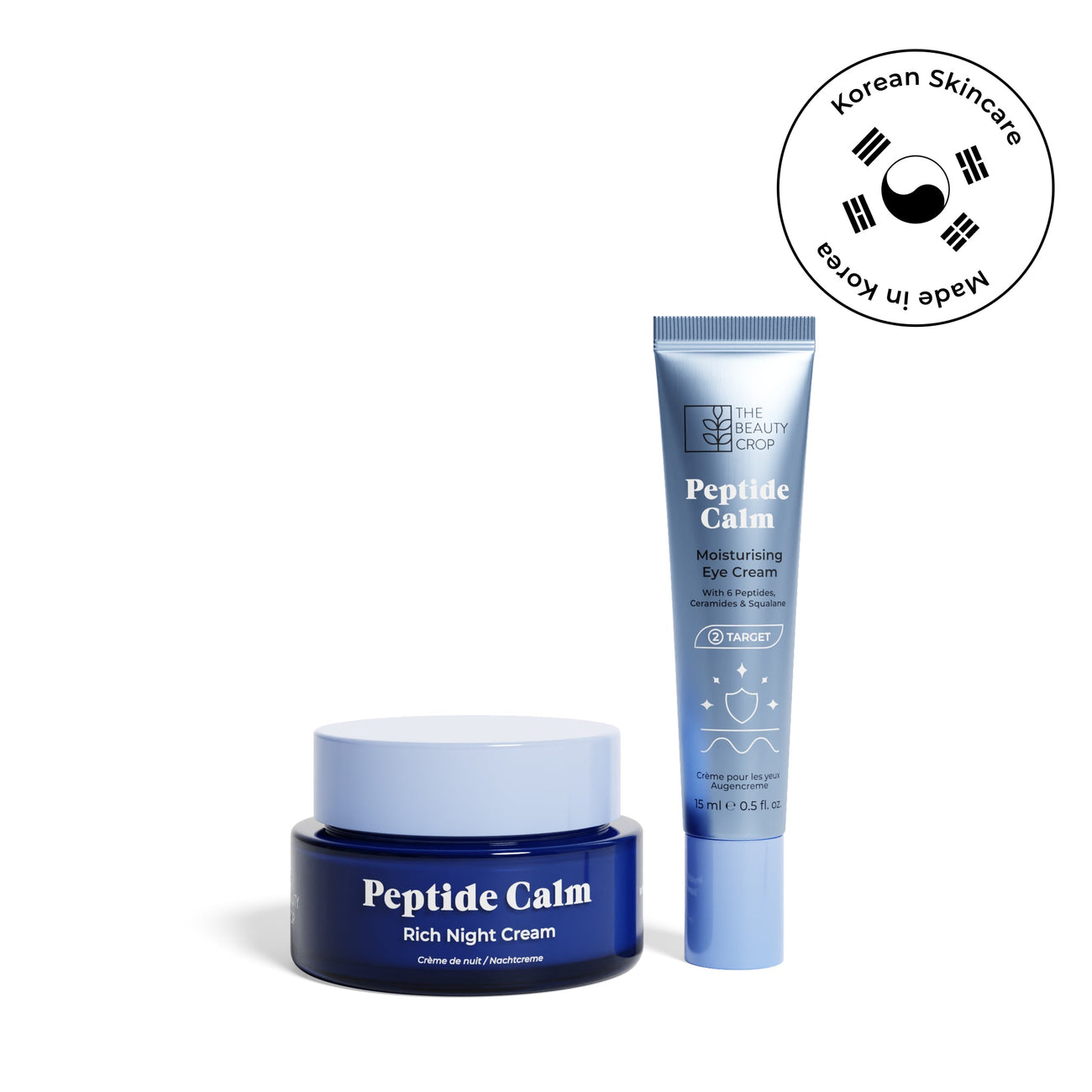 Peptide Calm Night Duo - Eye Cream + Night Cream Bundle