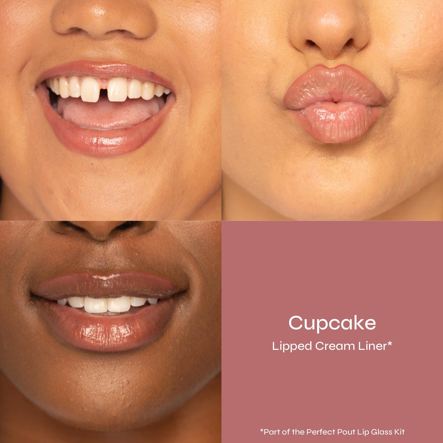 Lip Glass Kit - Cream Lip Liner & Lip Oil Set