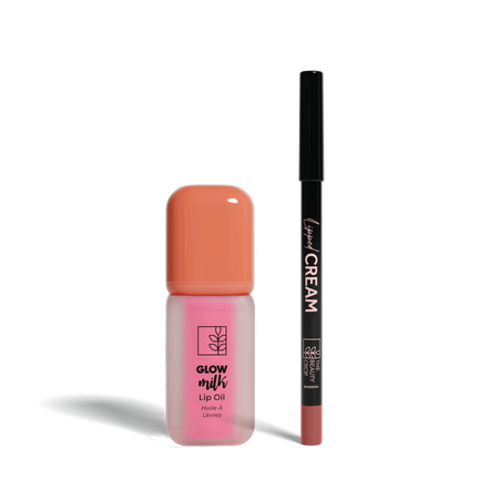 Lip Glass Kit - Cream Lip Liner & Lip Oil Set