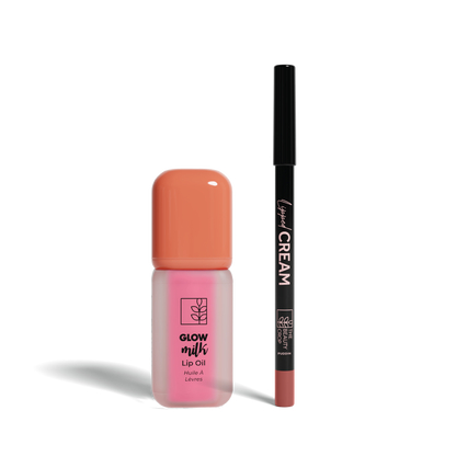 Lip Glass Kit - Cream Lip Liner & Lip Oil Set