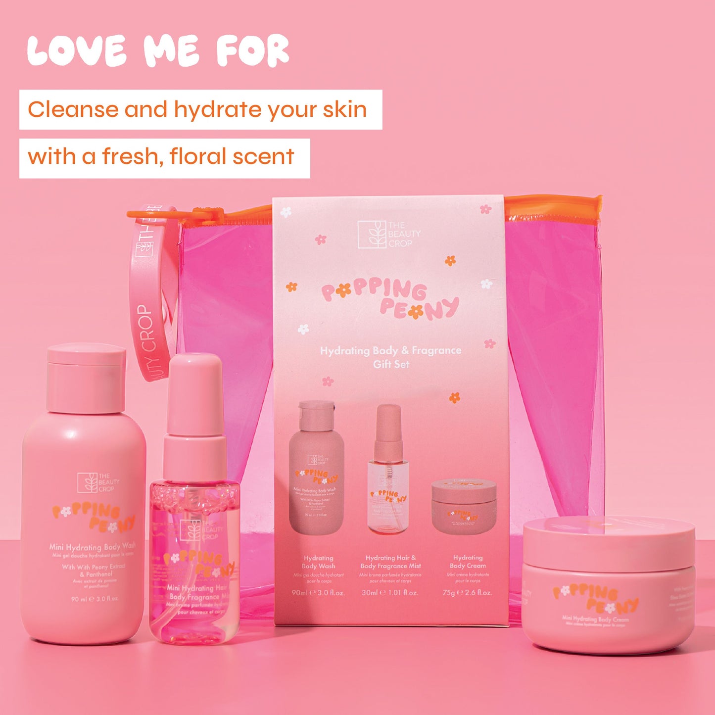 Mini Popping Peony Body Set
