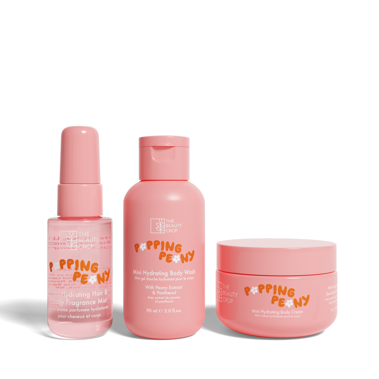 Mini Popping Peony Body Set