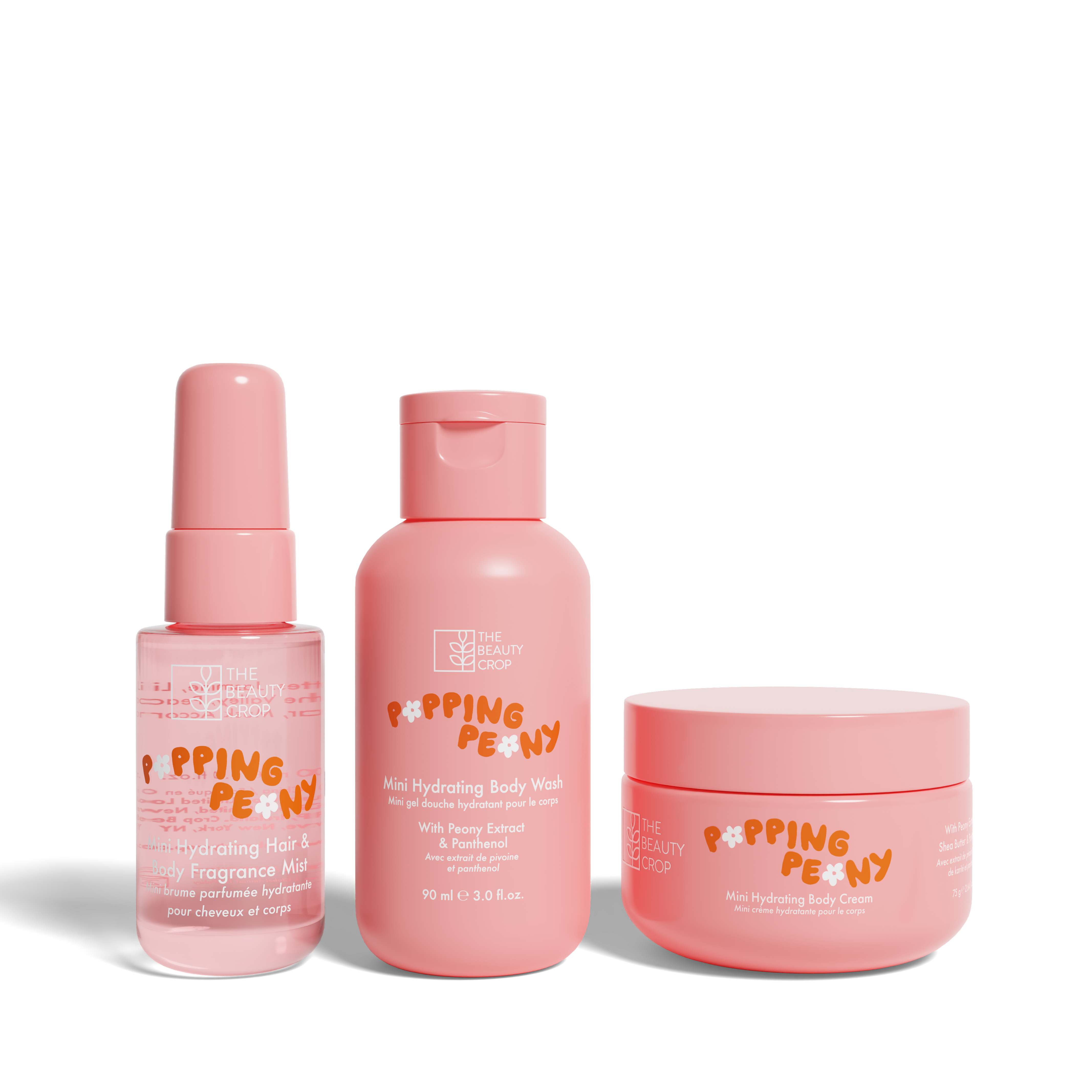 Mini Popping Peony Body Set