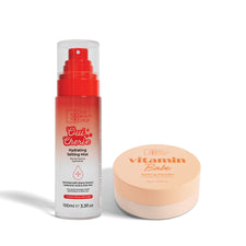 Oui Cherie Hydrating Setting Mist & Vitamin Babe Powder Makeup Melt Duo