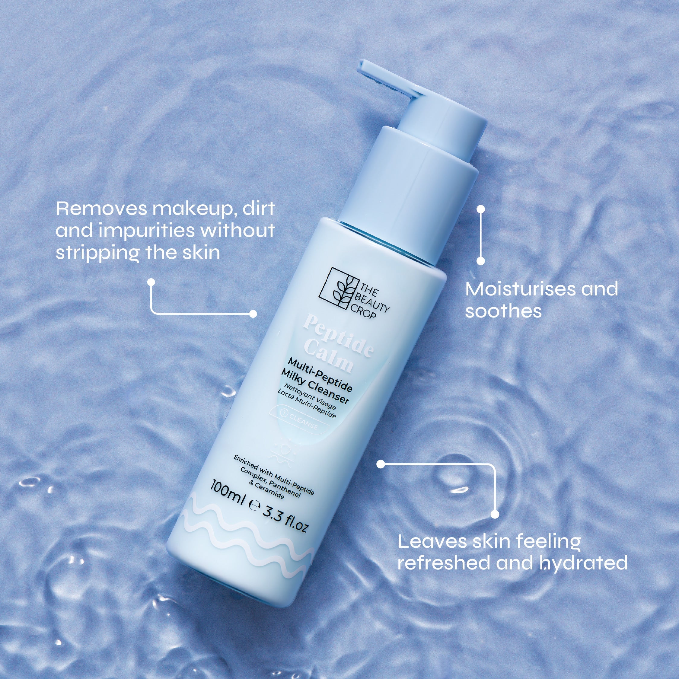 Peptide Calm Milky Cleanser with Nourishing Multi-Peptide Complex
