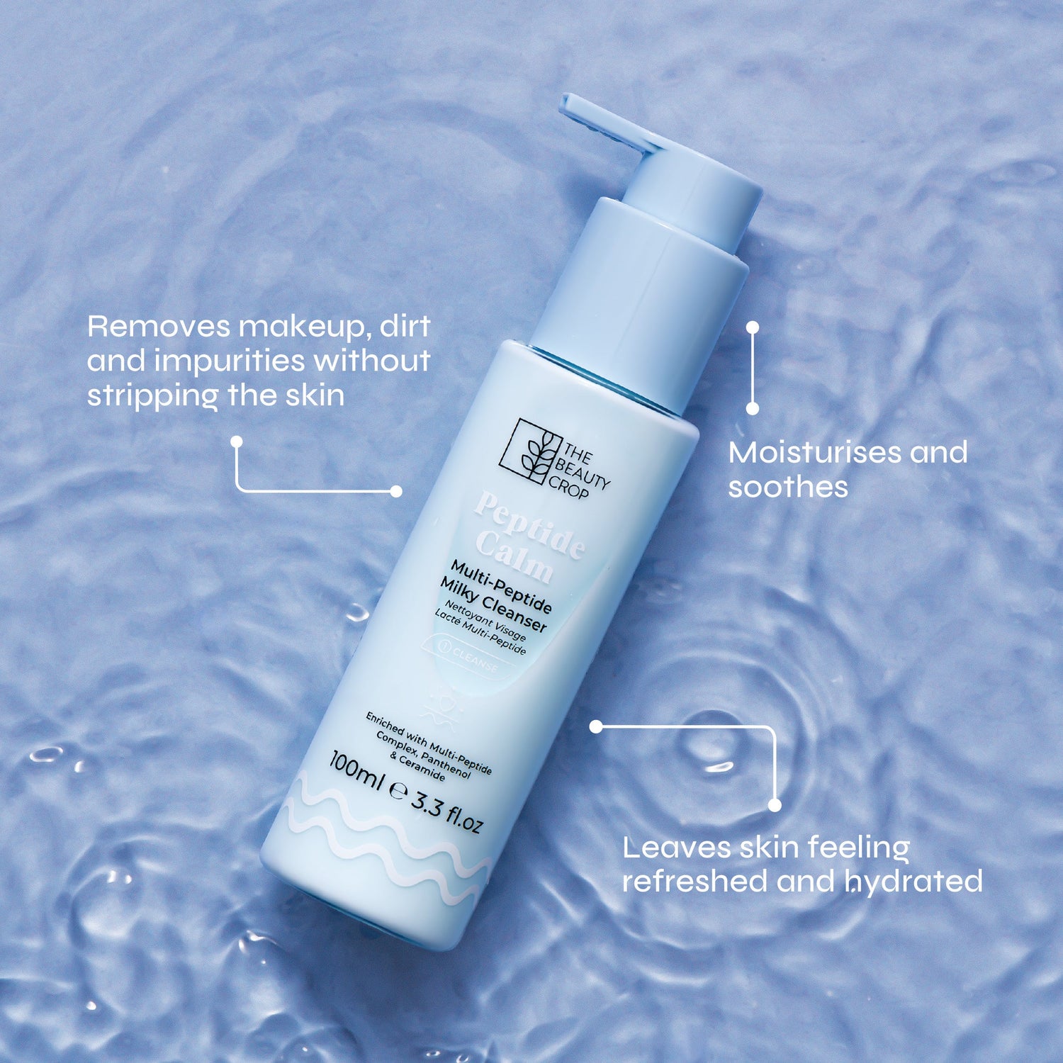 Peptide Calm Milky Cleanser with Nourishing Multi-Peptide Complex