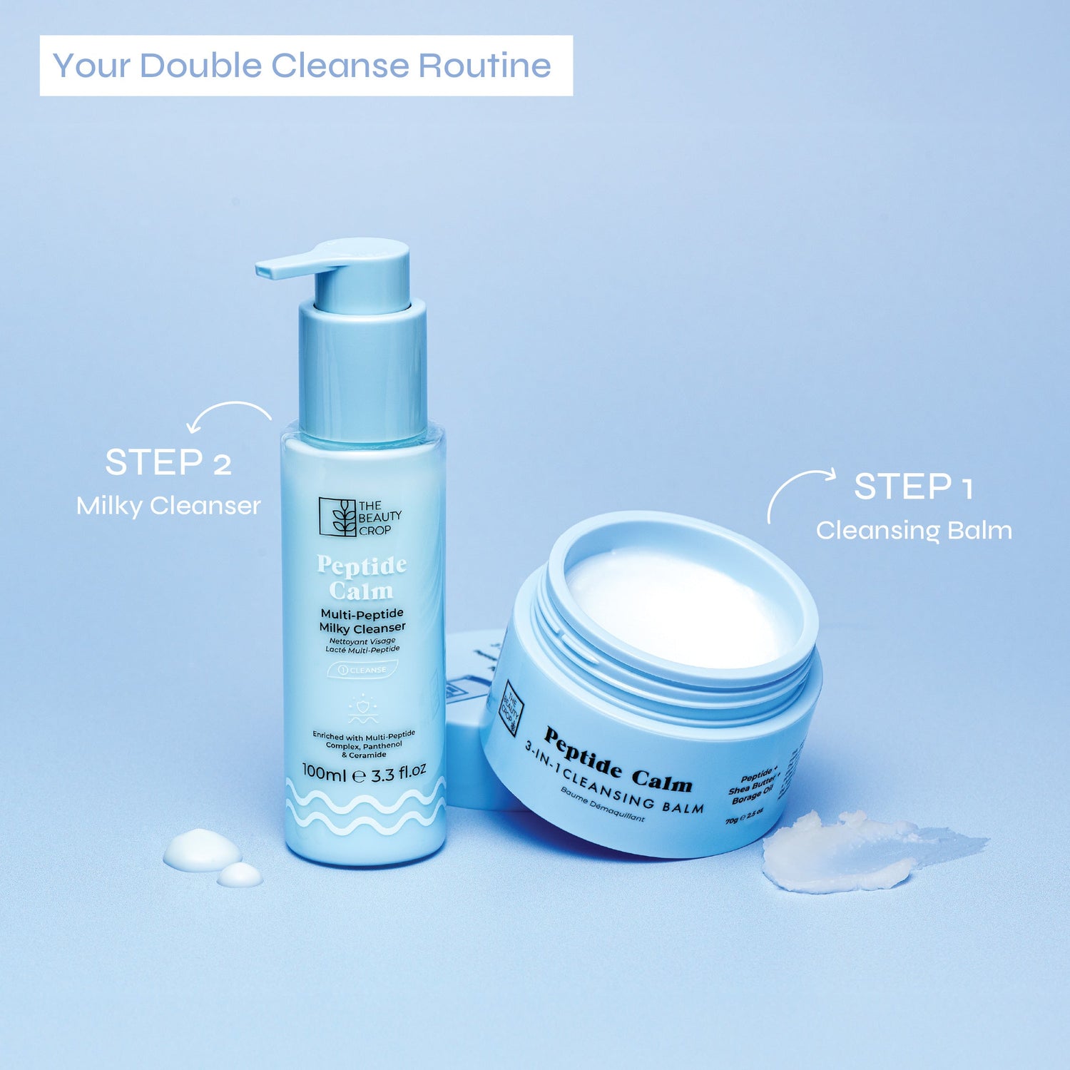 Peptide Calm Milky Cleanser with Nourishing Multi-Peptide Complex