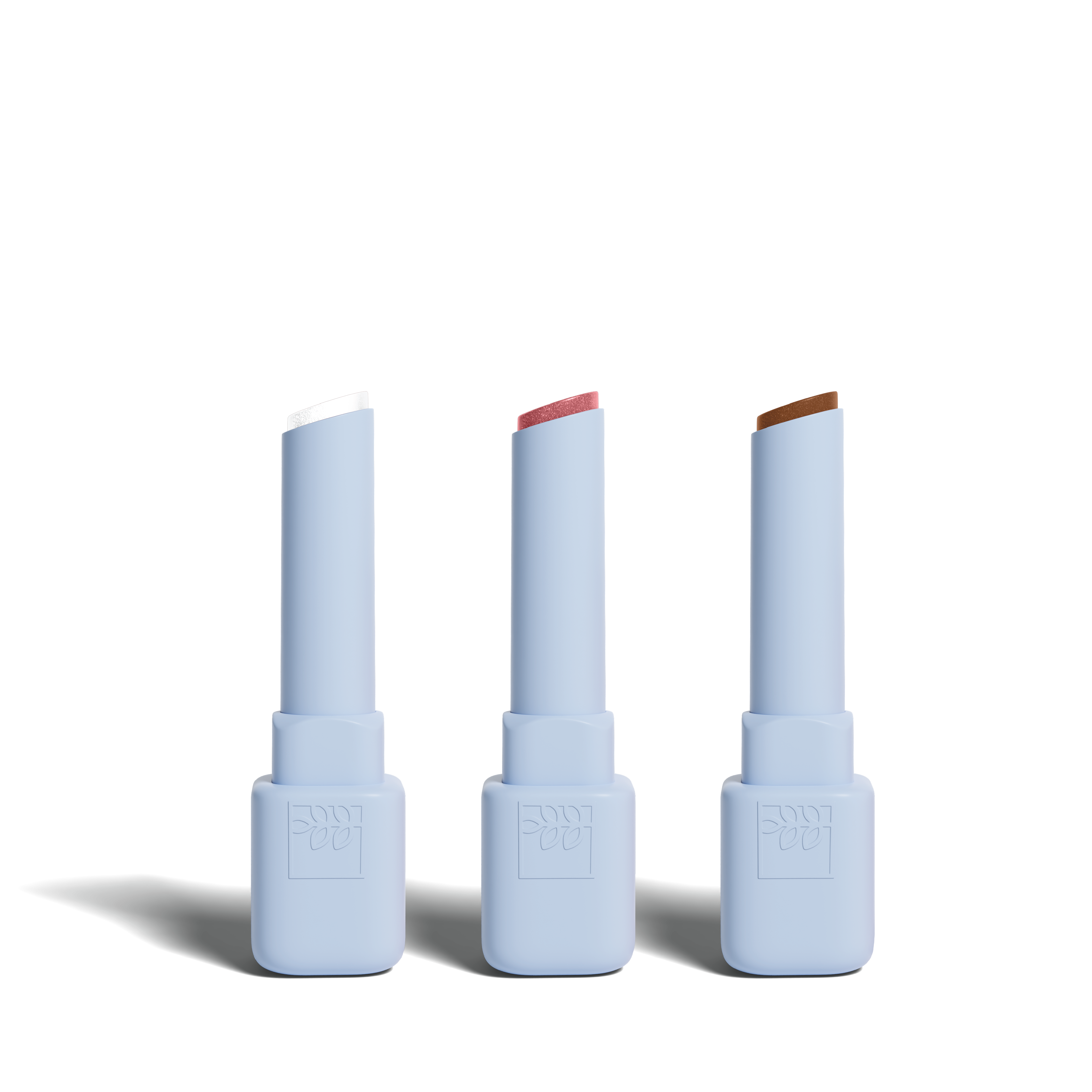 Peptide Melting Lip Balm Hydrating Set of 3 (With Keychain)