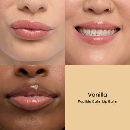 Peptide Melting Lip Balm Set of 3 (With Keychain)