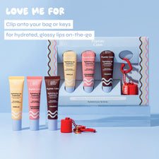 Peptide Lip Treatment Set of 3 - Pudding Edition (With Keychain)