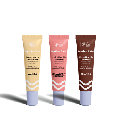 Peptide Lip Treatment Set of 3 - Pudding Edition (With Keychain)
