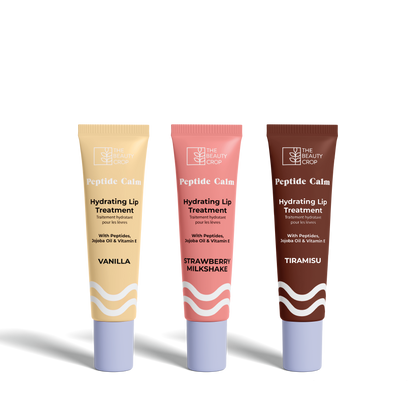 Peptide Lip Treatment Set of 3 - Pudding Edition (With Keychain)