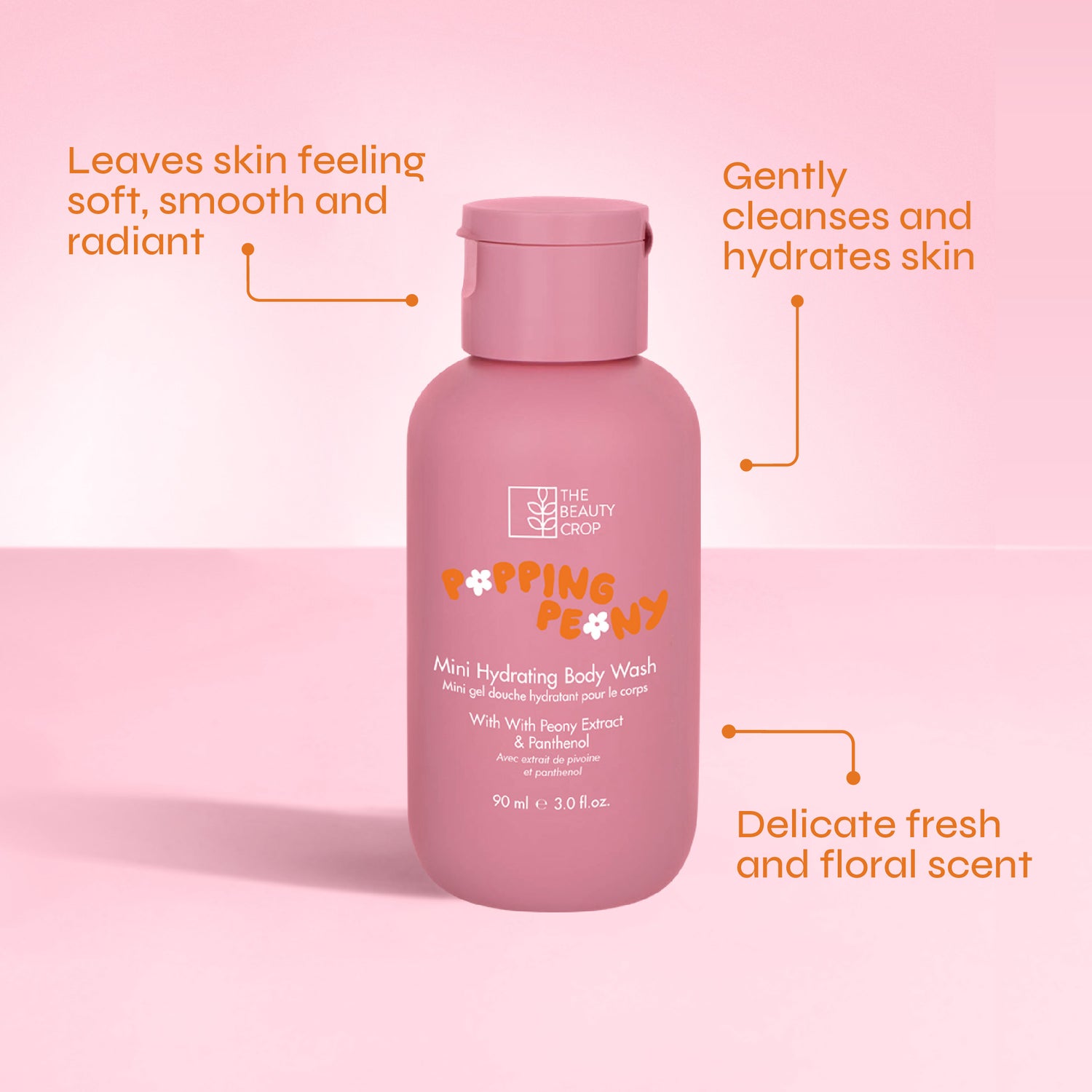 Mini Popping Peony Calming & Strengthening Skin Barrier Body Wash