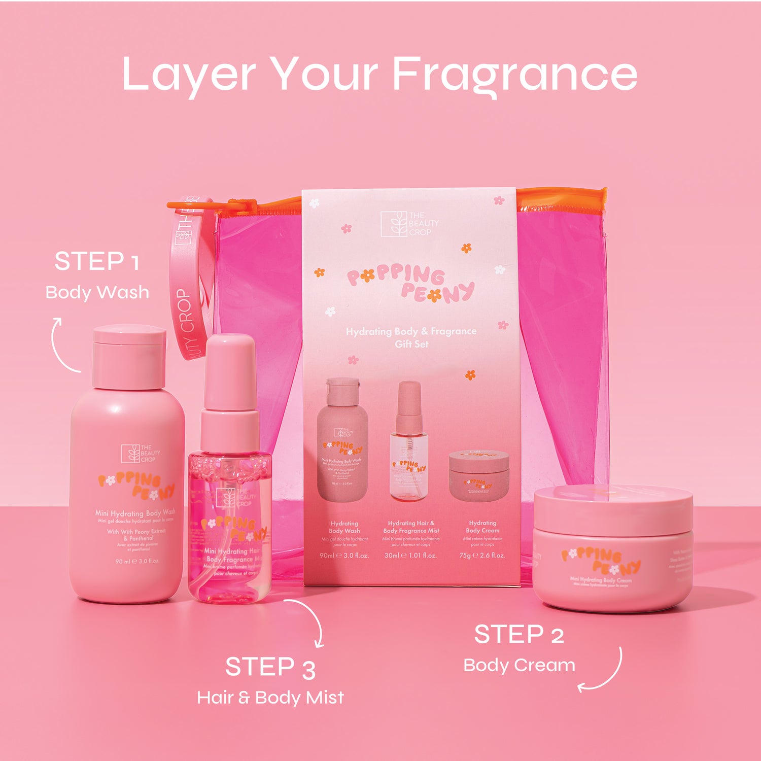 Mini Popping Peony Calming & Strengthening Skin Barrier Body Wash