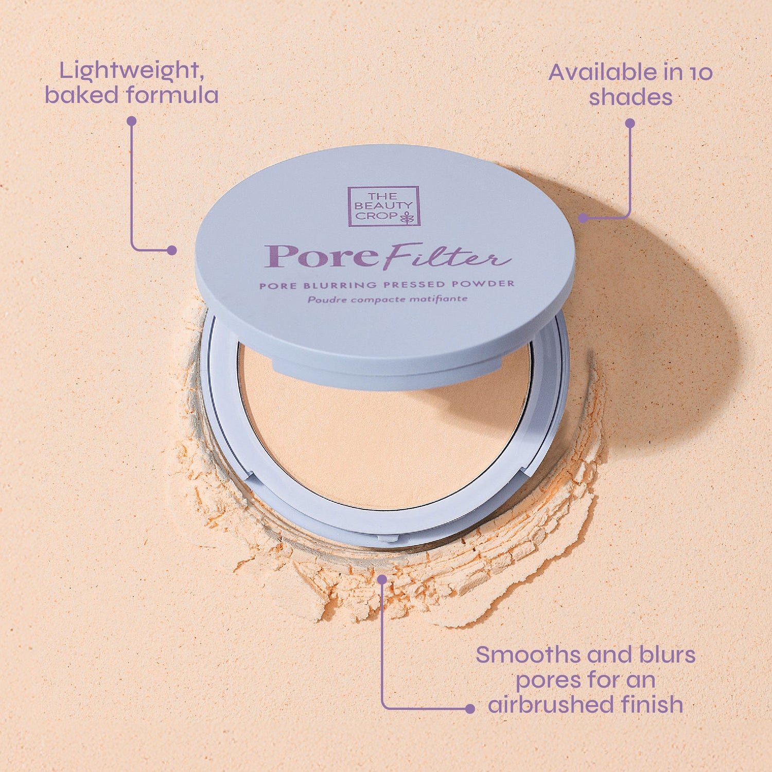 PoreFilter Lightweight Pore Blurring Matte Pressed Powder