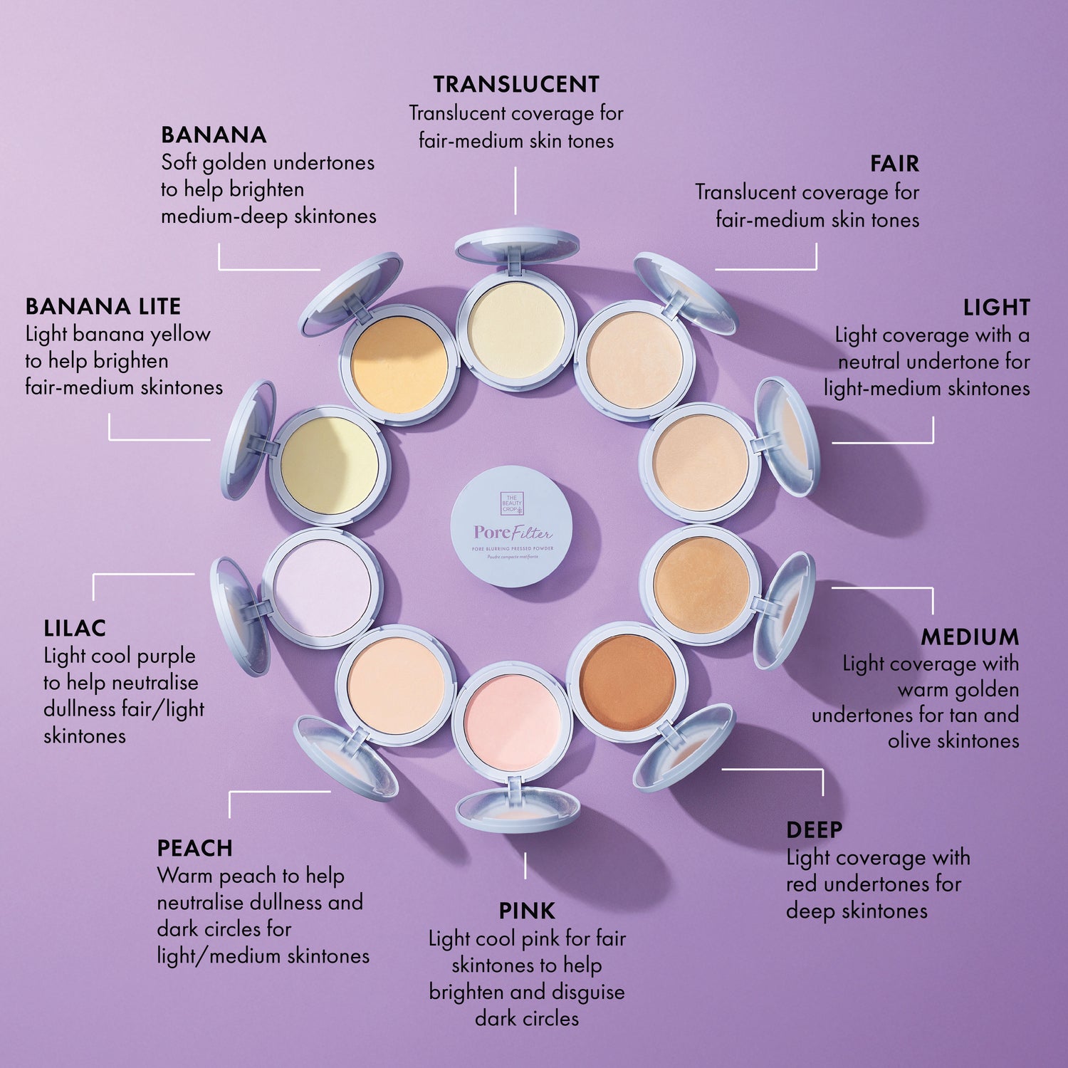 PoreFilter Lightweight Pore Blurring Matte Pressed Powder