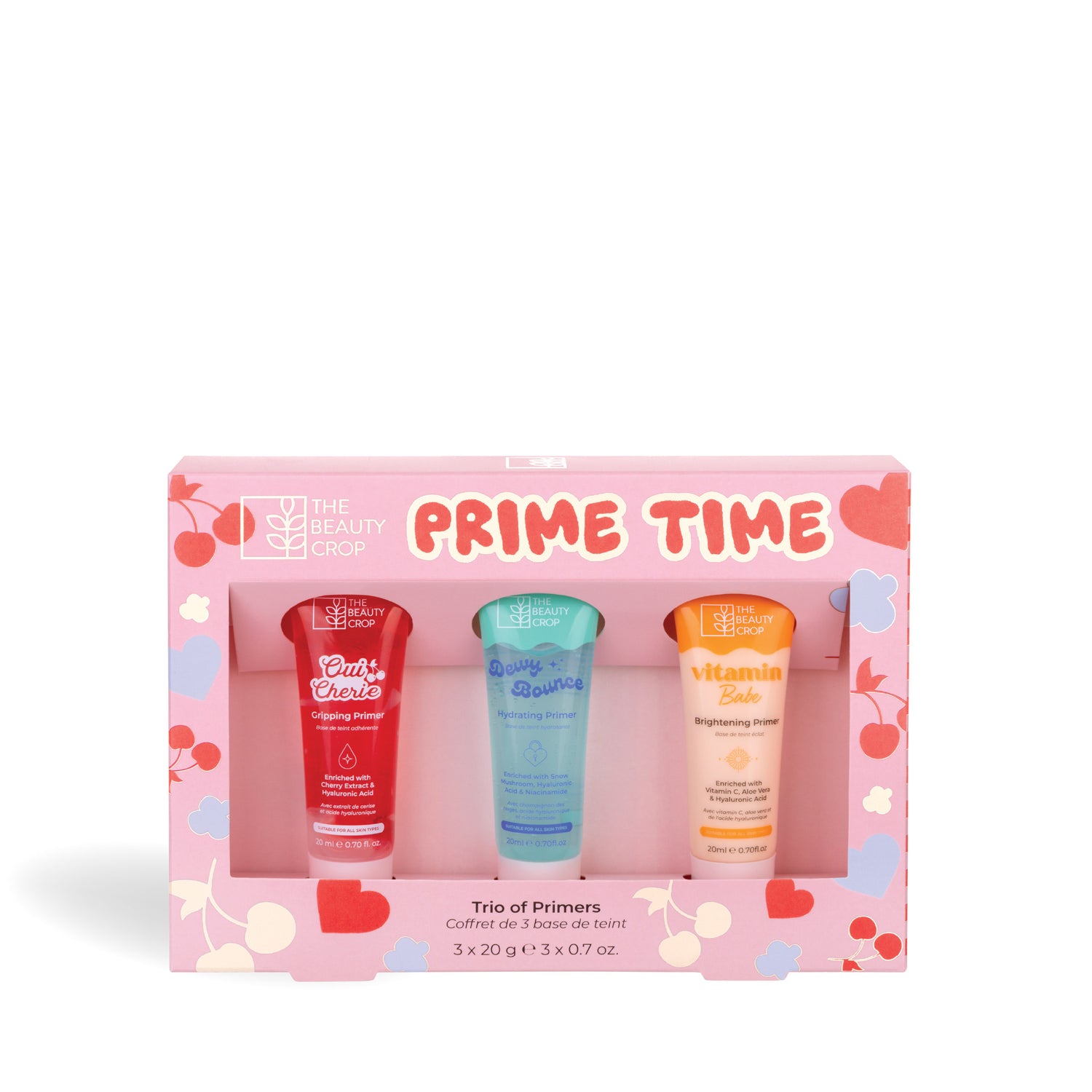 Prime Time Hydrating, Glowing & Gripping Makeup Primer Trio