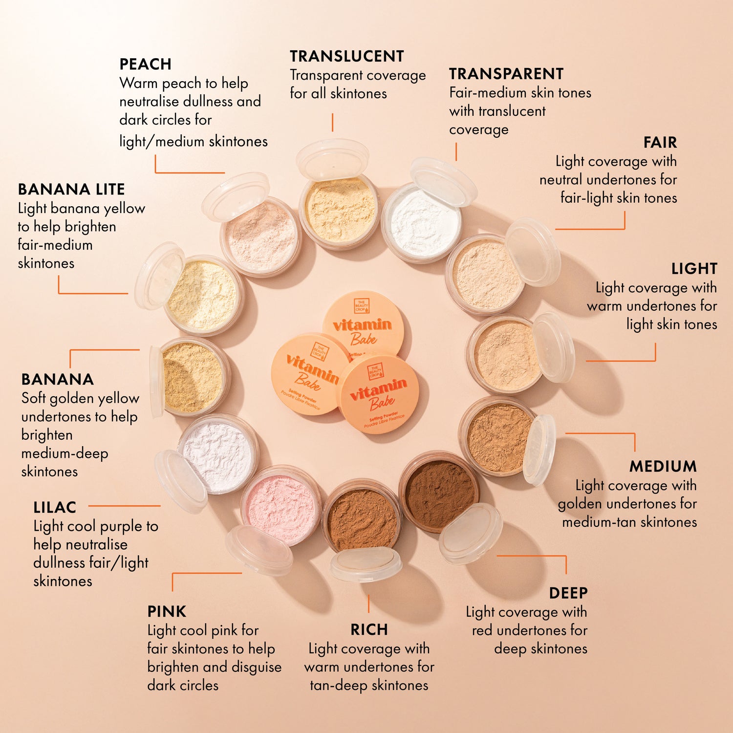 Vitamin Babe Flawless Shine Controlling Setting Powder