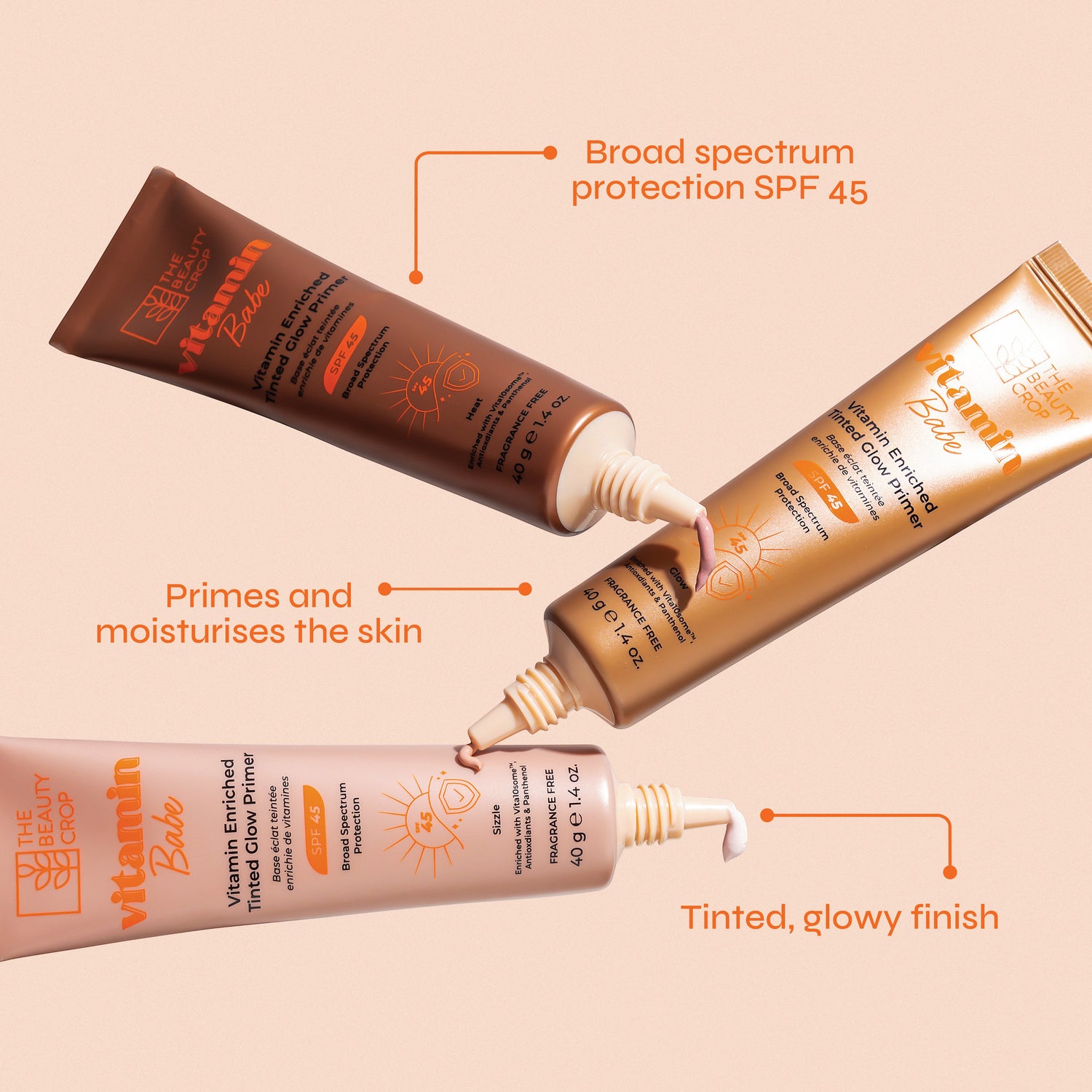 Vitamin Enriched SPF 45 Moisturising Glow Primer