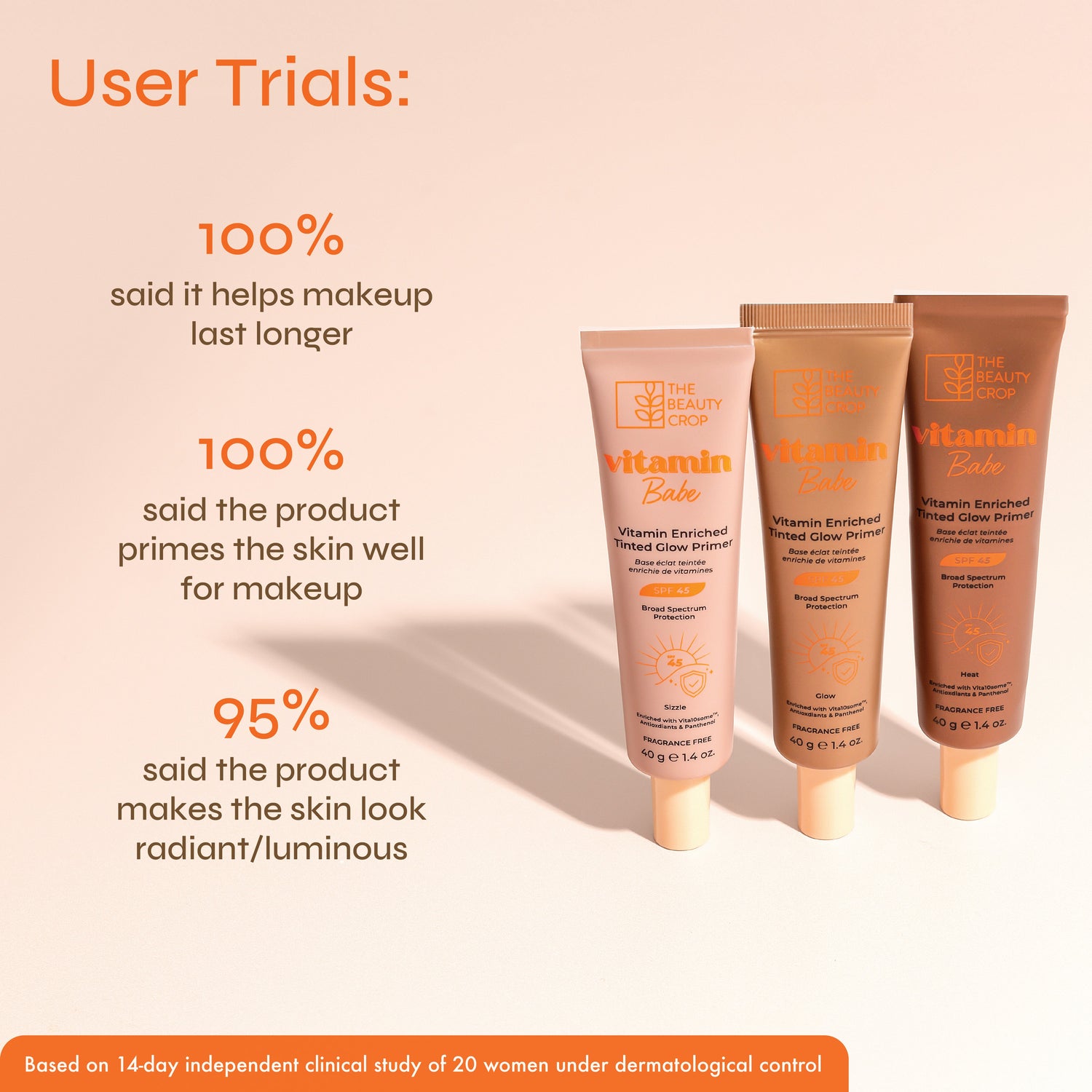 Vitamin Enriched SPF 45 Moisturising Glow Primer