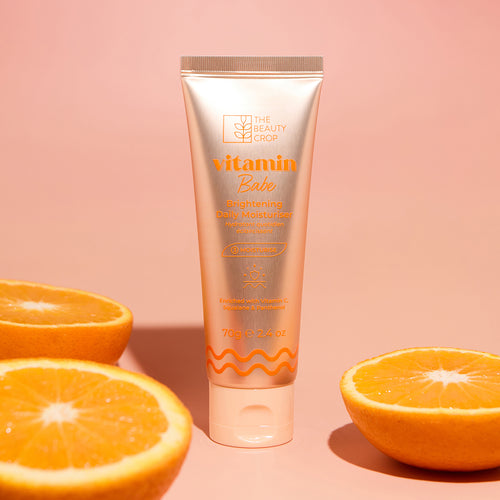 <div class="metafield-rich_text_field"><p>After cleansing, toning and applying serum, gently massage a few dots of moisturiser over your face and neck until fully absorbed.Follow with our Vitamin Enriched Glow Primer SPF 45 in the morning to protect your skin from harmful sun exposure throughout the day.For best results, use alongside our Vitamin Babe Brightening Cleansing Balm, Brightening Serum and Brightening Eye Serum.</p></div>