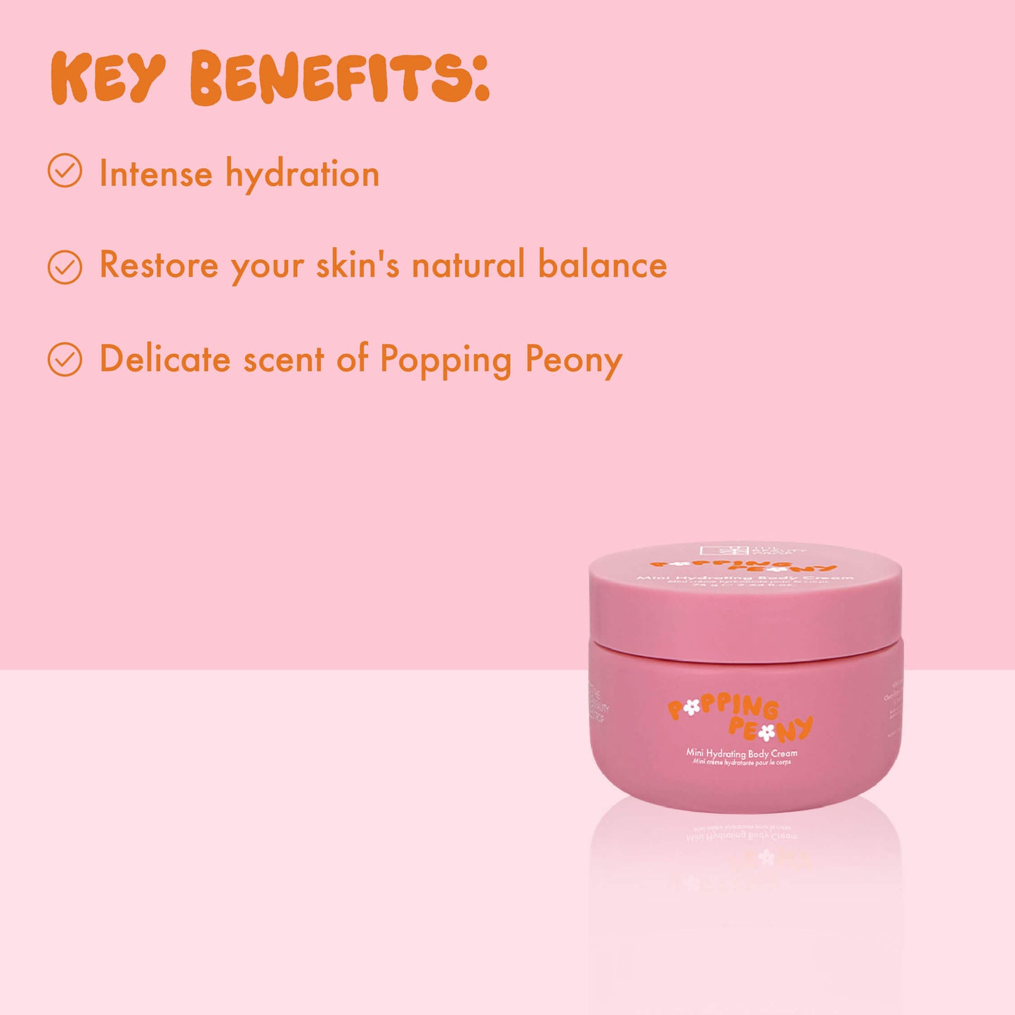 Mini Popping Peony Body Cream