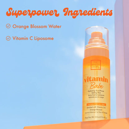 Superpower Ingredients
• Orange Blossom Water
• Vitamin C Liposome