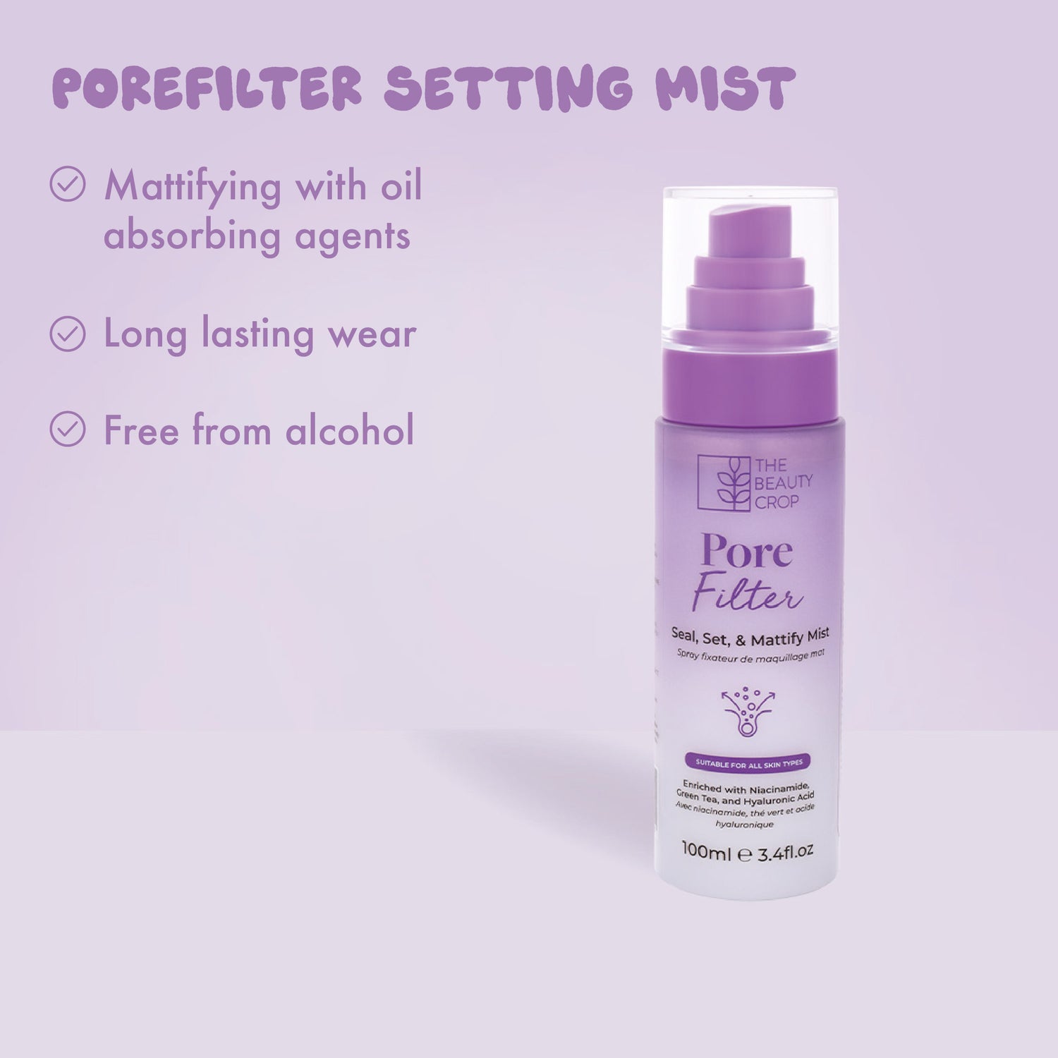 Porefilter Matte Effect Airbrushed Skin Blot & Porefect 4-Piece Set