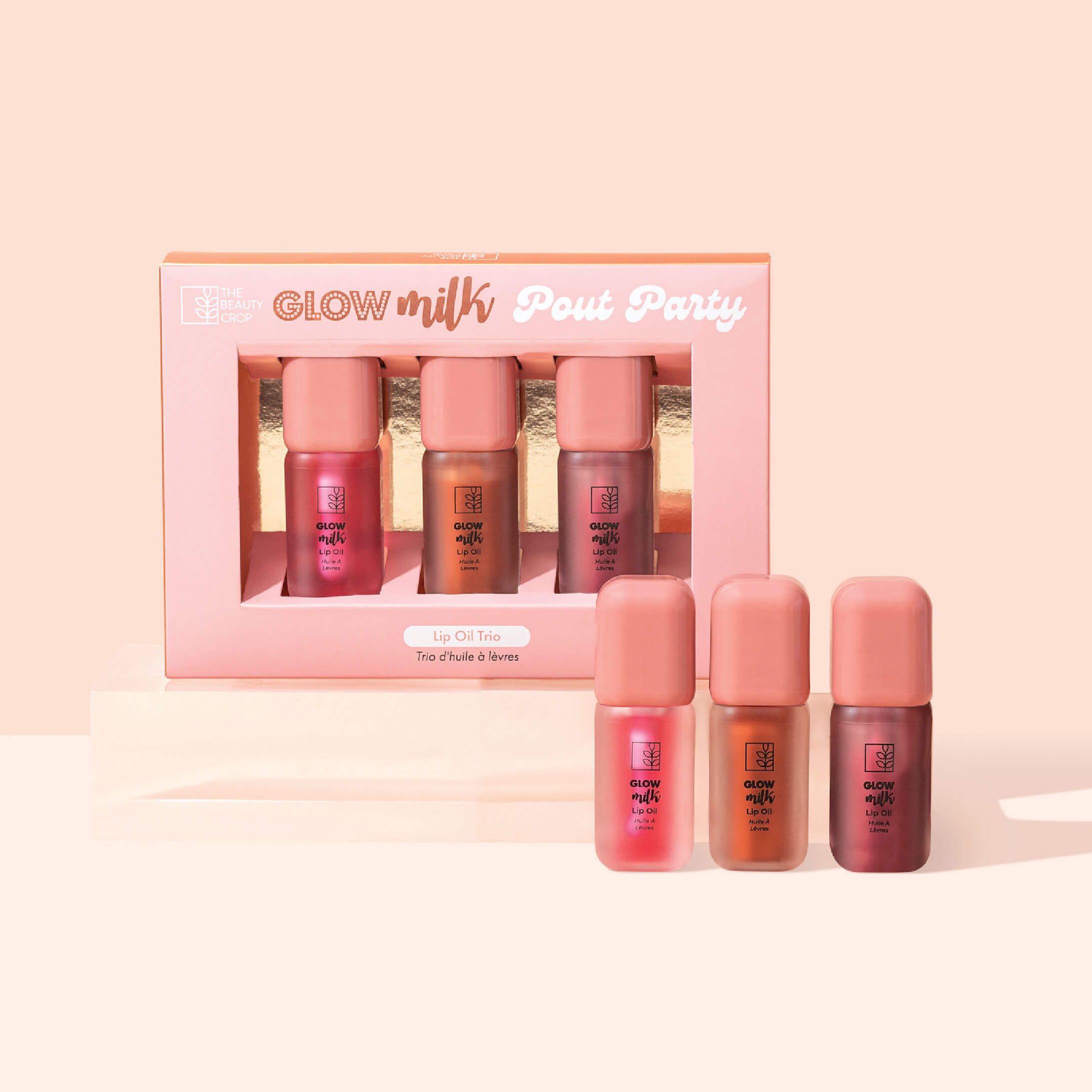 Glow Milk Lip Oil Set of 3