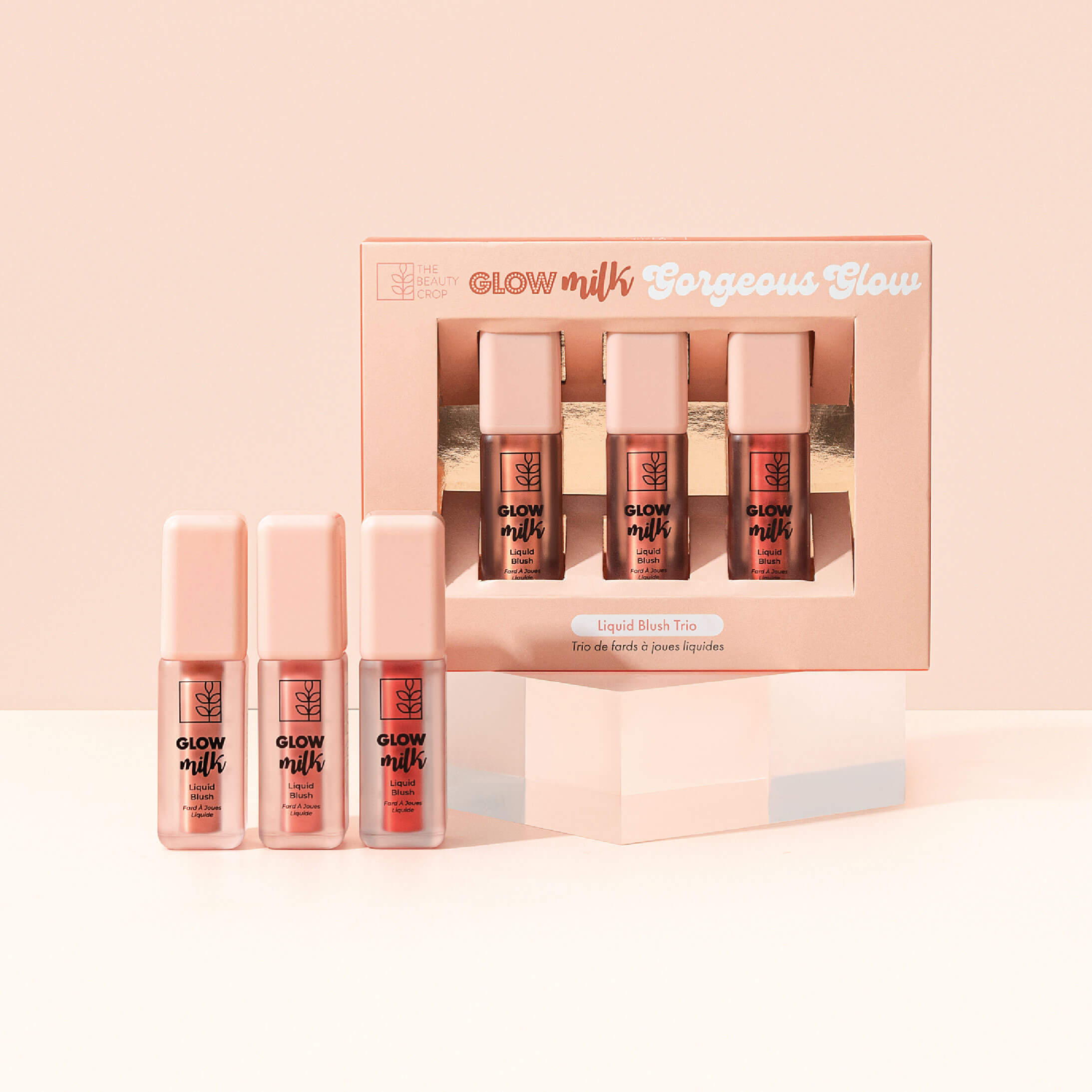 Glow Milk Liquid Shimmer Blush - Set of 3