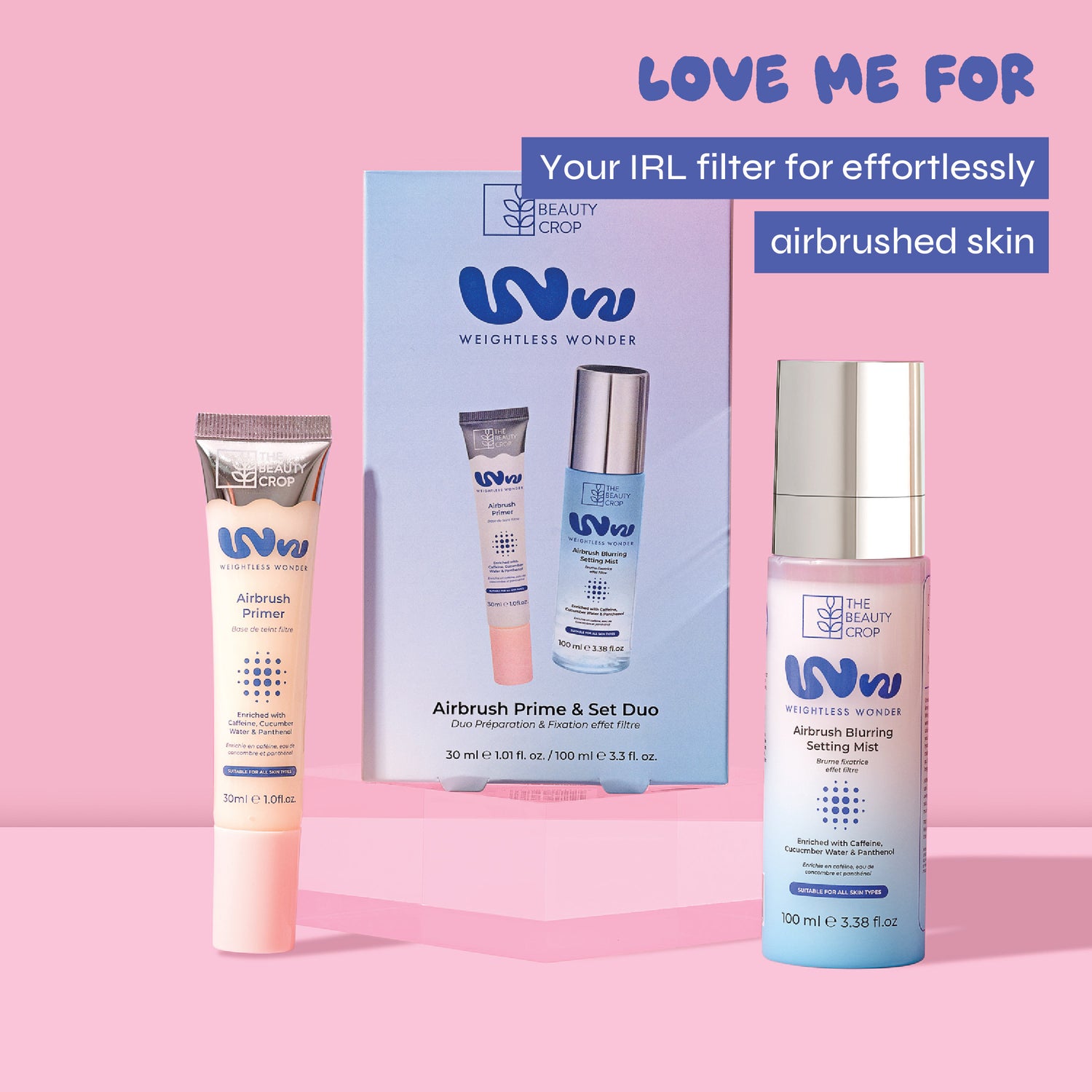 Weightless Wonder Airbrush Primer & Blurring Setting Spray Duo