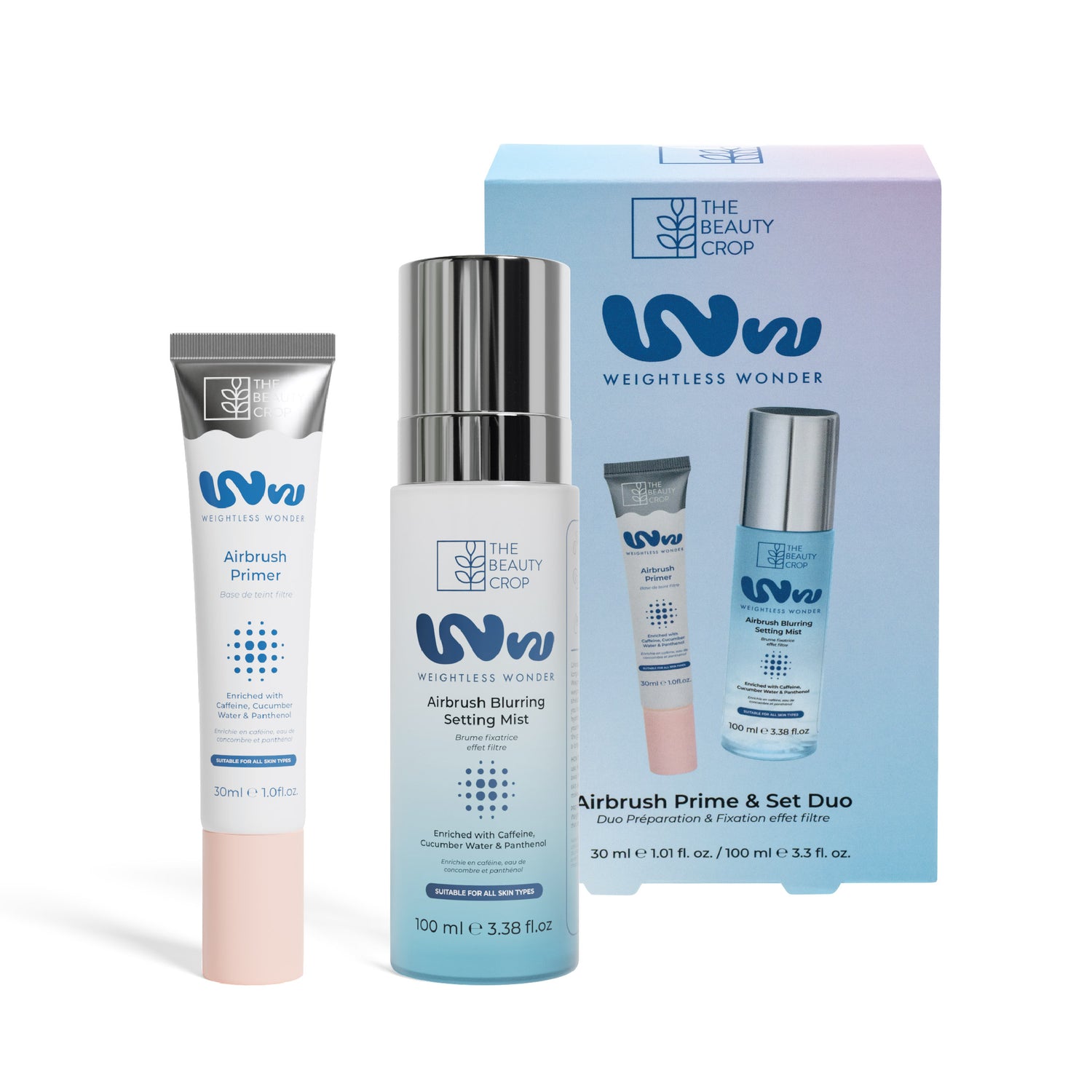 Weightless Wonder Airbrush Primer & Blurring Setting Spray Duo